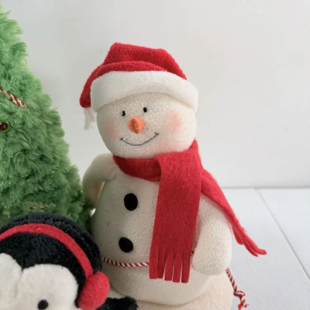 Hallmark Jingle Pals Very Merry Trio 2006 Animated Singing Snowman Penguins READ